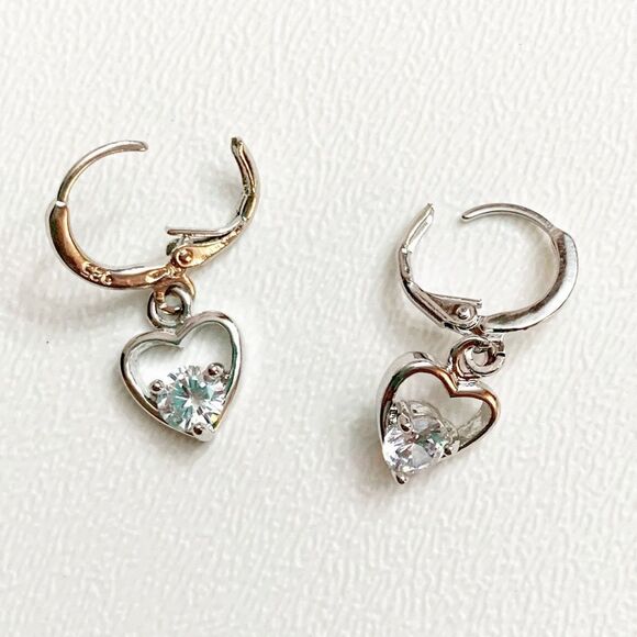 Sterling Silver Cubic Zirconia Necklace Set (Q1) - Picture 5 of 5